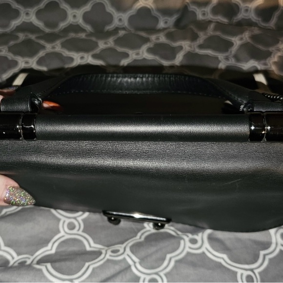 **WOW*SALE** COACH Black Leather W/Snakeskin DRIFTER Crossbody - Picture 11 of 16